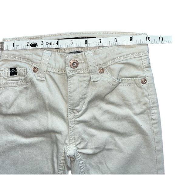 Jordache Girls slim pants size 6 tan school uniform - Picture 2 of 9